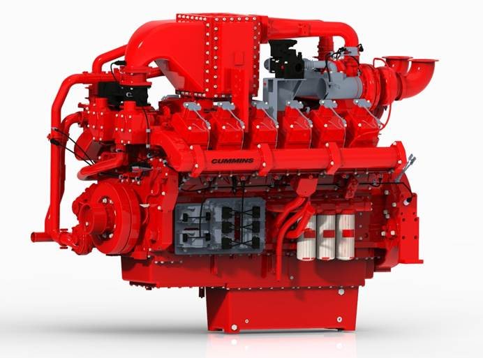 Cummins 500 kW gas/biogas engine
